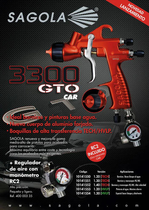 Sagola 3300 GTO CAR TECH + RC2 Regulator Included